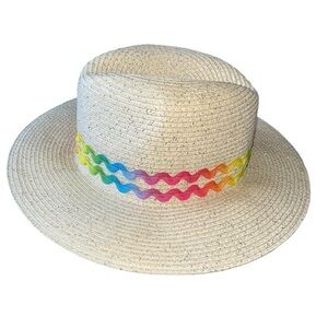 Straw Fedora Rainbow Summer Hat by Target